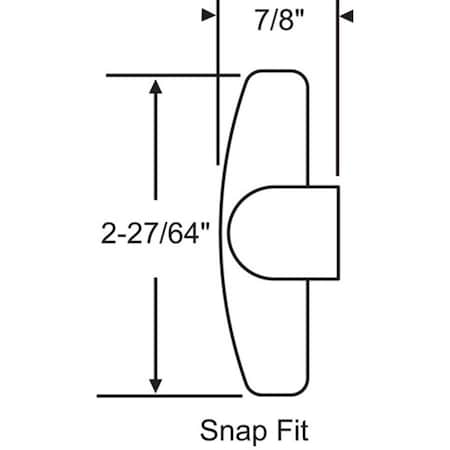 Strybuc T Handle Chestnut Bronze 37-140-8